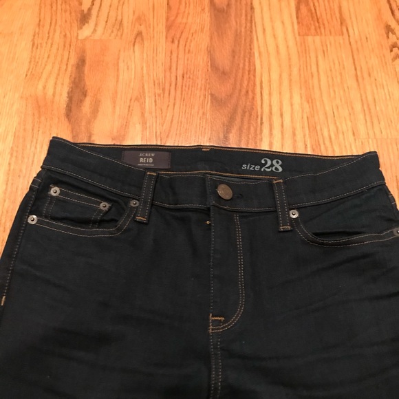 J Crew Reid Denim Size 28 NWOT - Picture 4 of 4